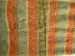 Handwoven Wool Paisley Shawl. 